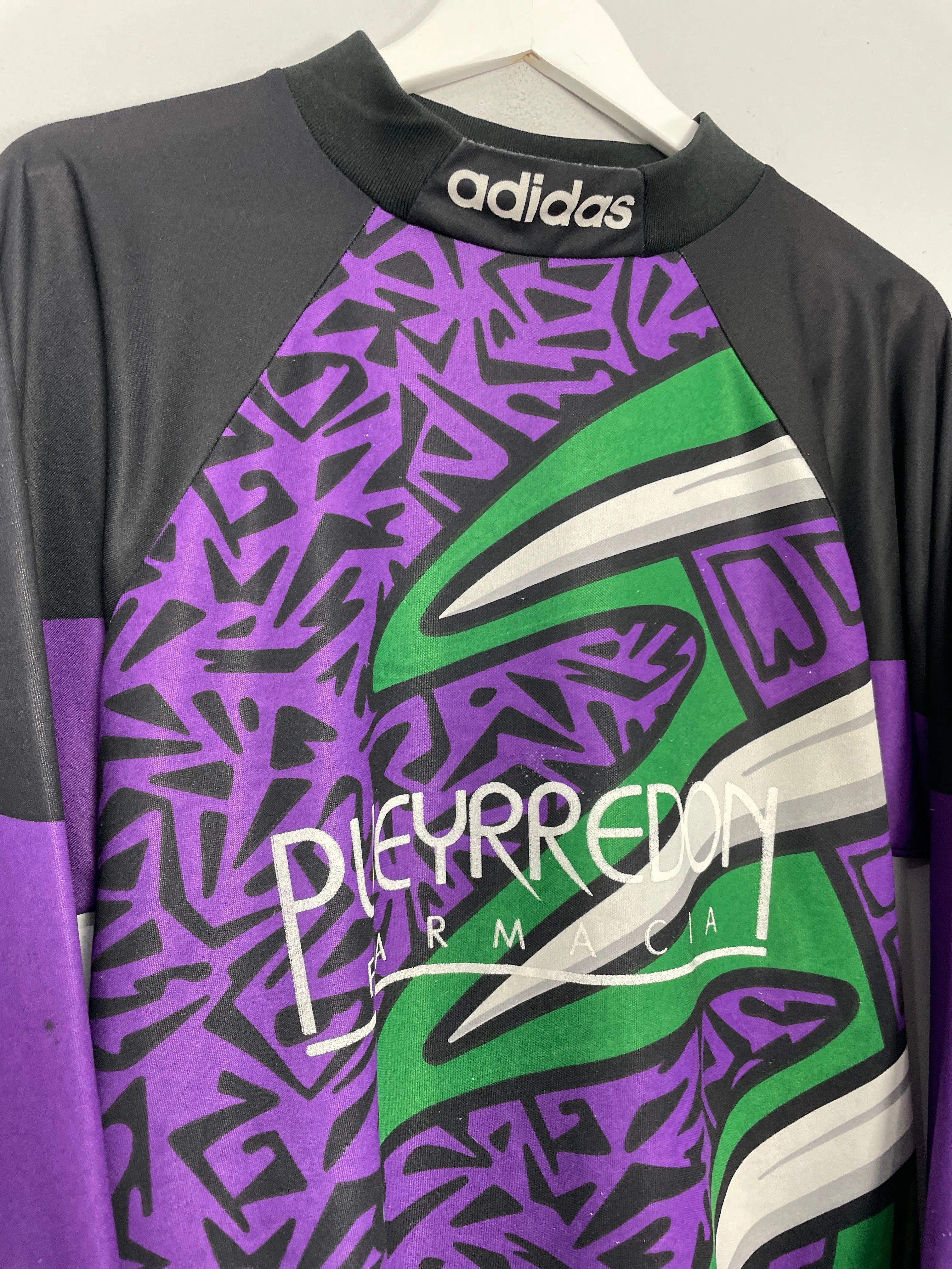 1995/96 CLUB PUEYRREDON #12 GK SHIRT (XL) ADIDAS