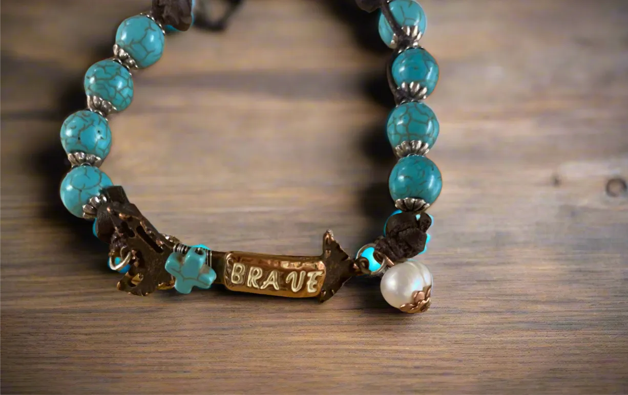 Arrow Beaded Bracelet
