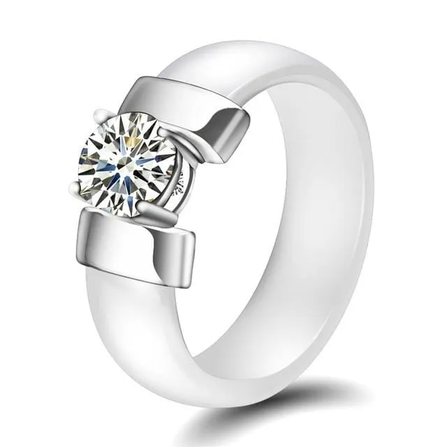 Black and white promise ring sets for couples