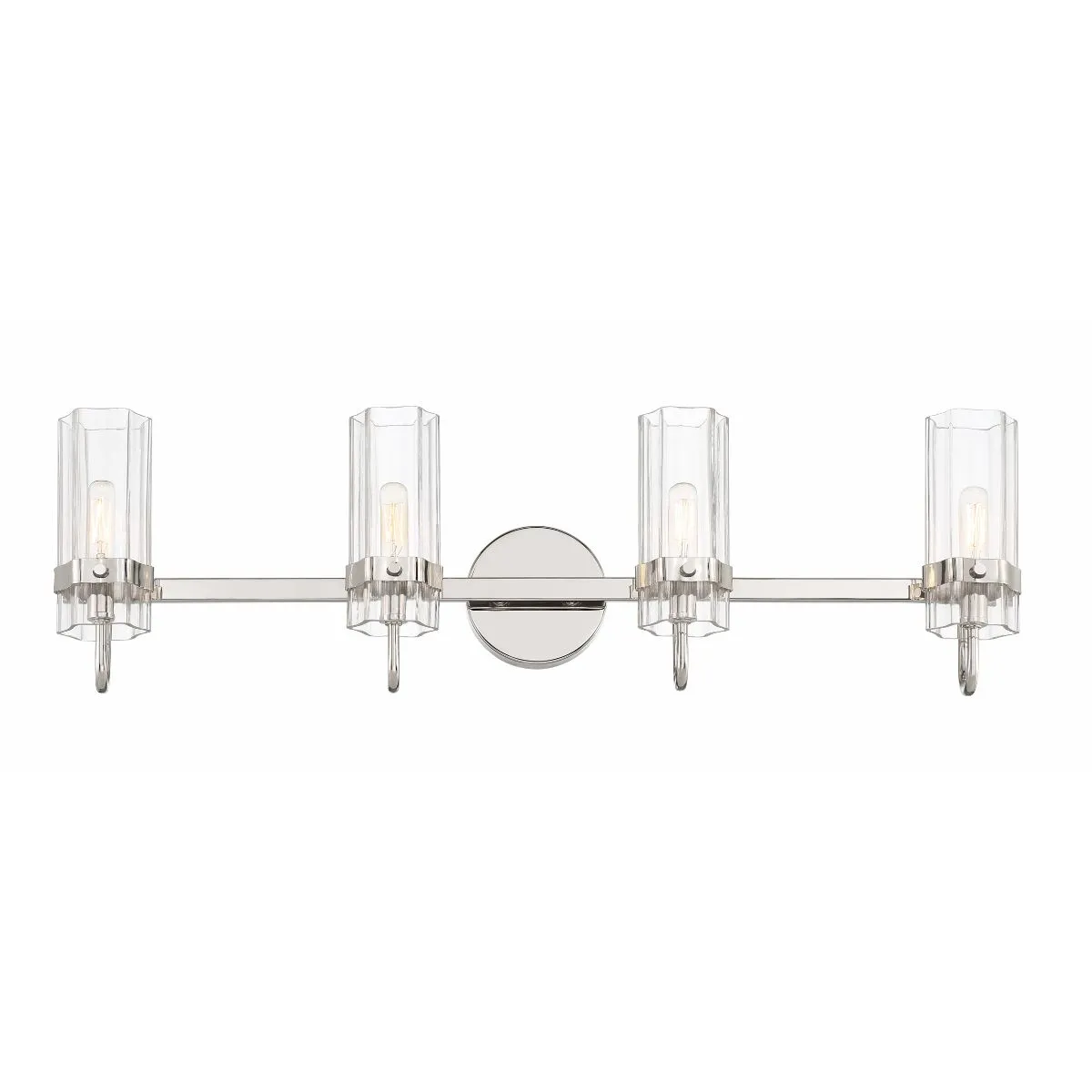 Brook 31 in. 4 Lights Vanity Light Polished Nickel Finish