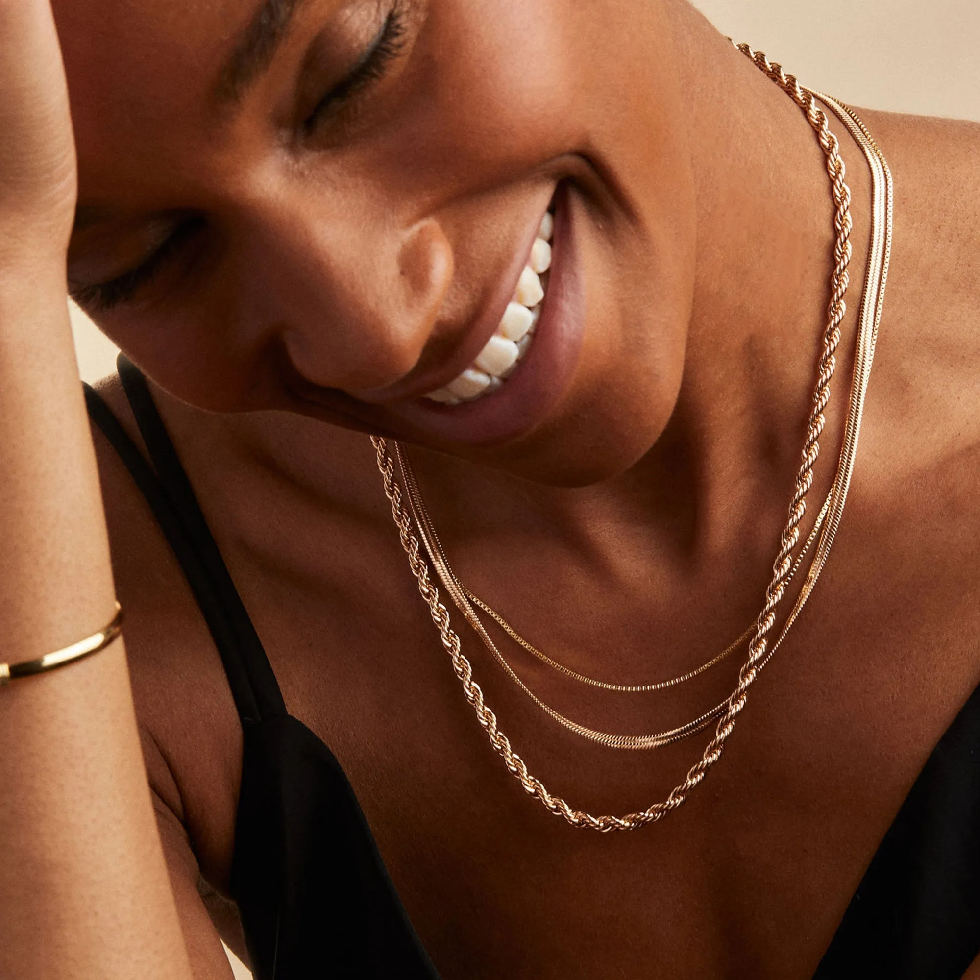 Everyday French Rope Chain Necklace