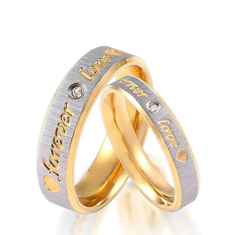 Forever love couple rings