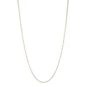 Gold 1.1mm Cable Chain in 16