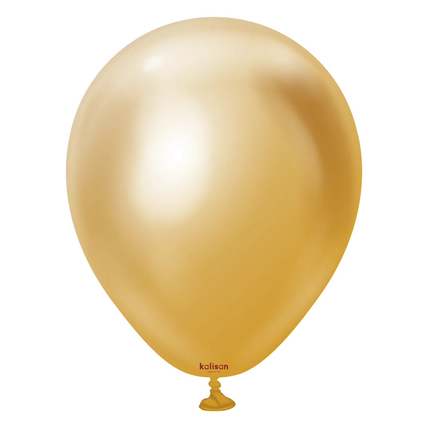Kalisan Latex Mirror Gold - 5", 100 Pieces