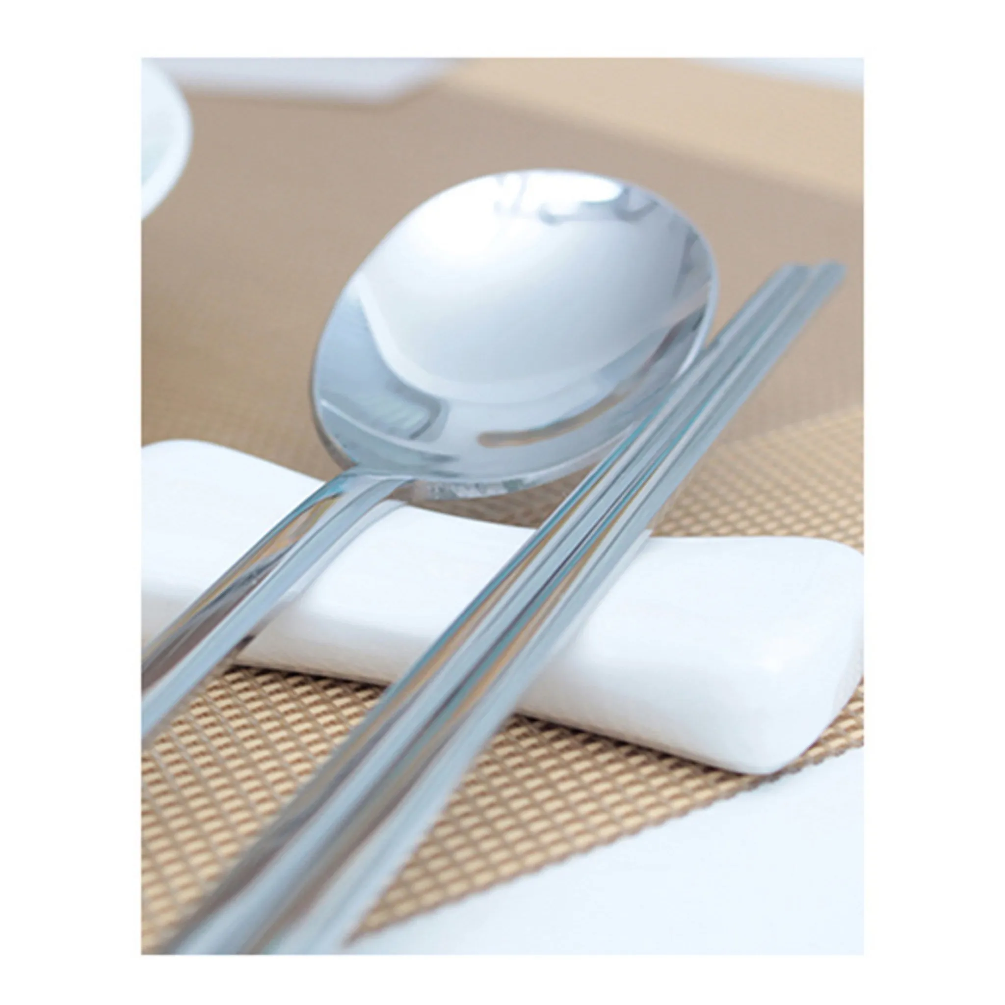 LaonNuri Simple Line Spoon Set - Korean Dining Utensils - 🏆 #74 - Kitchen Essentials - Best of December