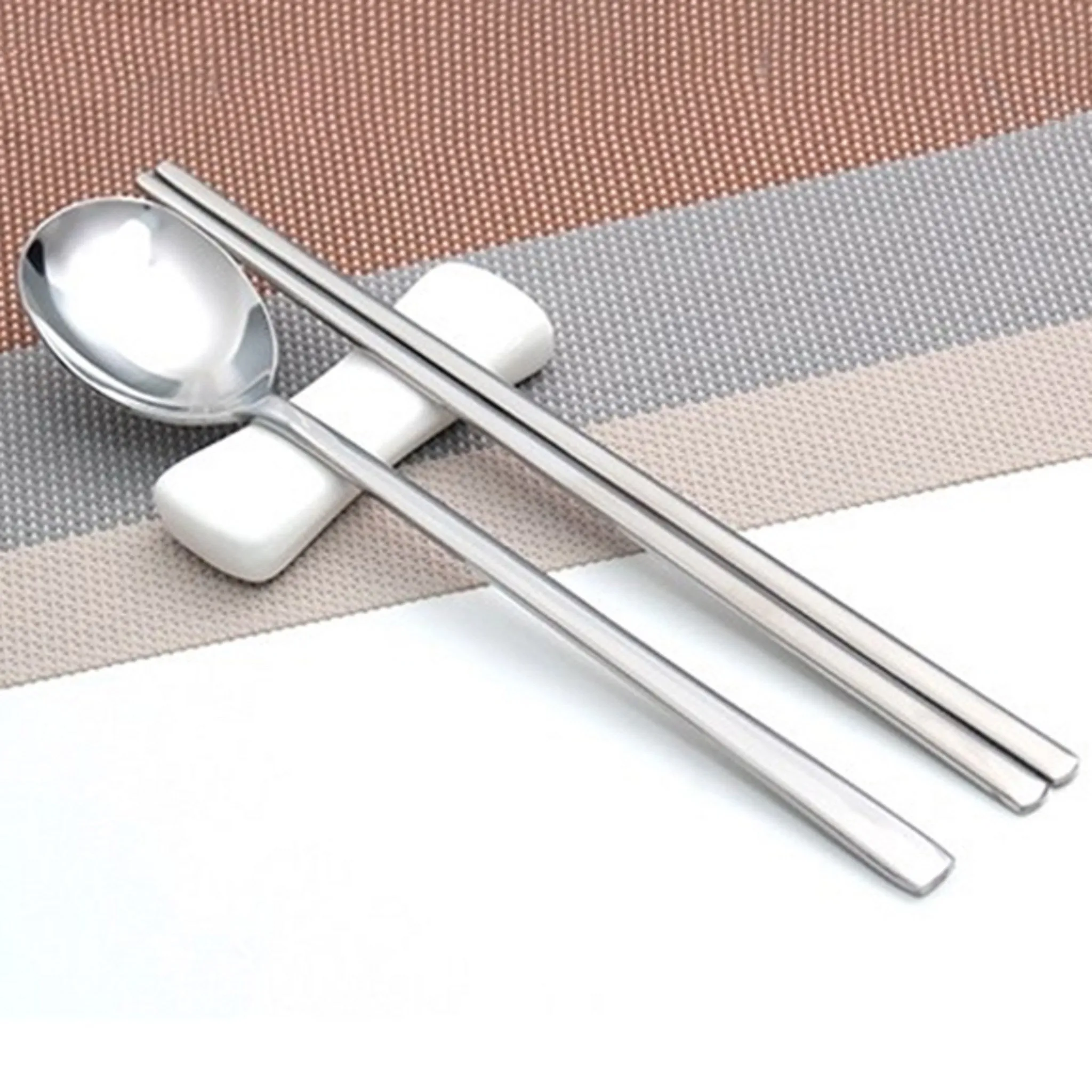 LaonNuri Simple Line Spoon Set - Korean Dining Utensils - 🏆 #74 - Kitchen Essentials - Best of December