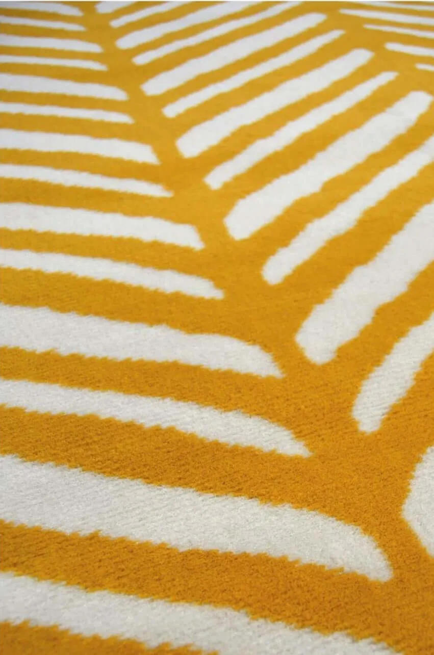 Maestro Herringbone Ochre Rug