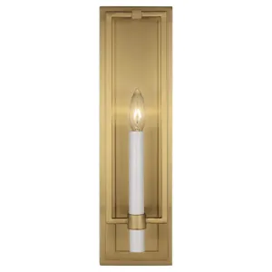 Marston 18 in. Wall Light Burnished Brass finish