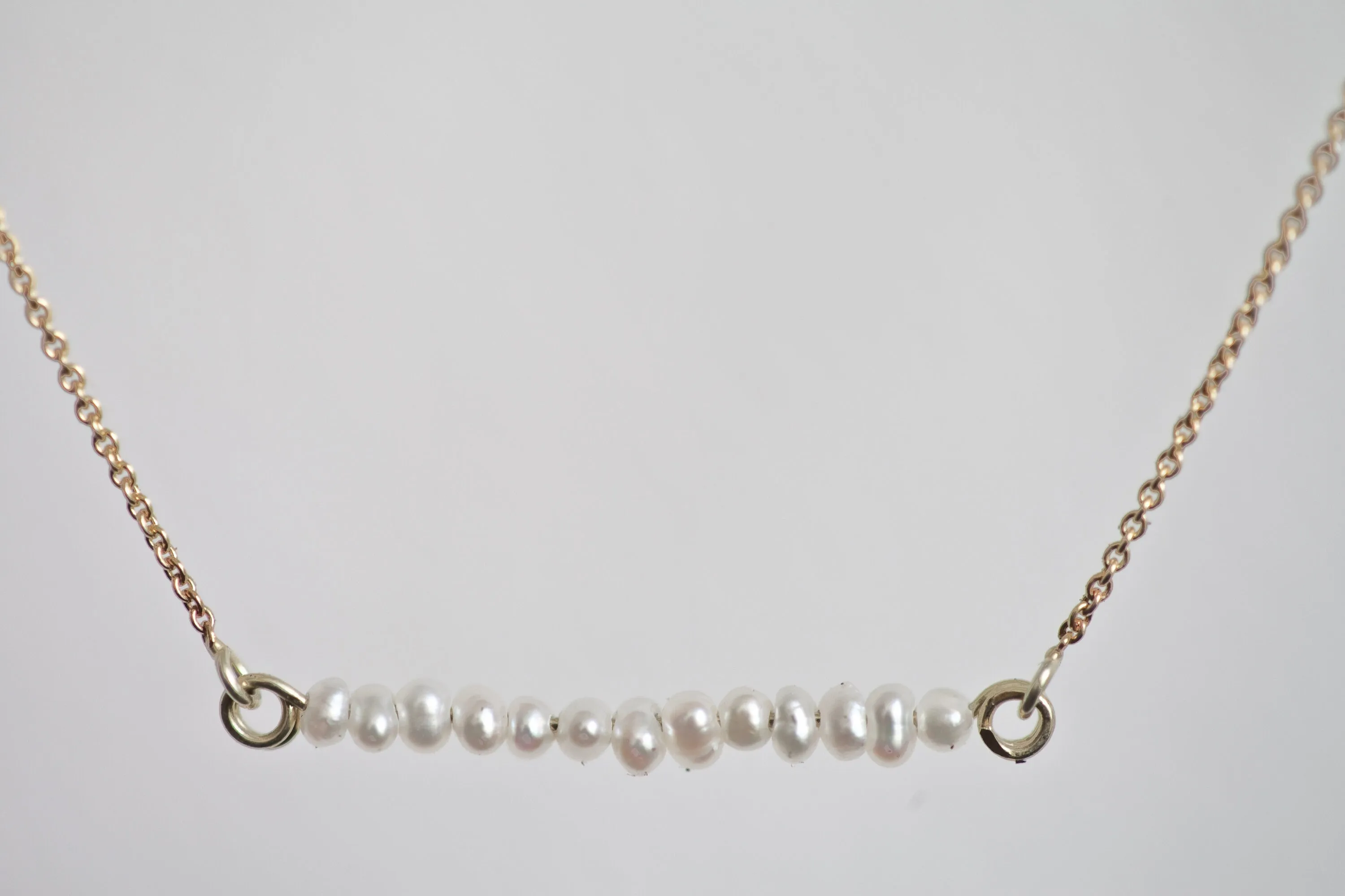 Multi Pearls Minimal Necklace