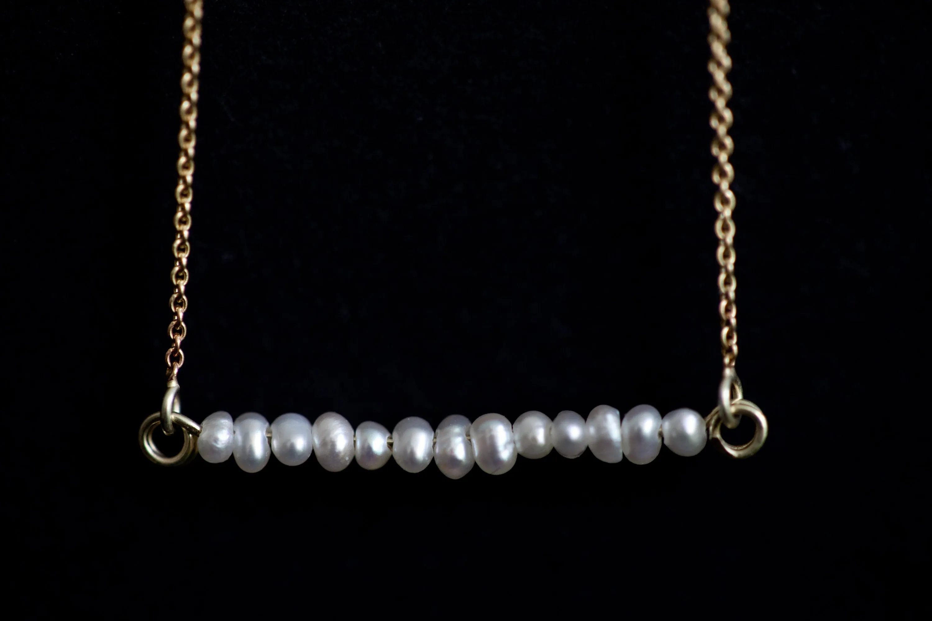 Multi Pearls Minimal Necklace