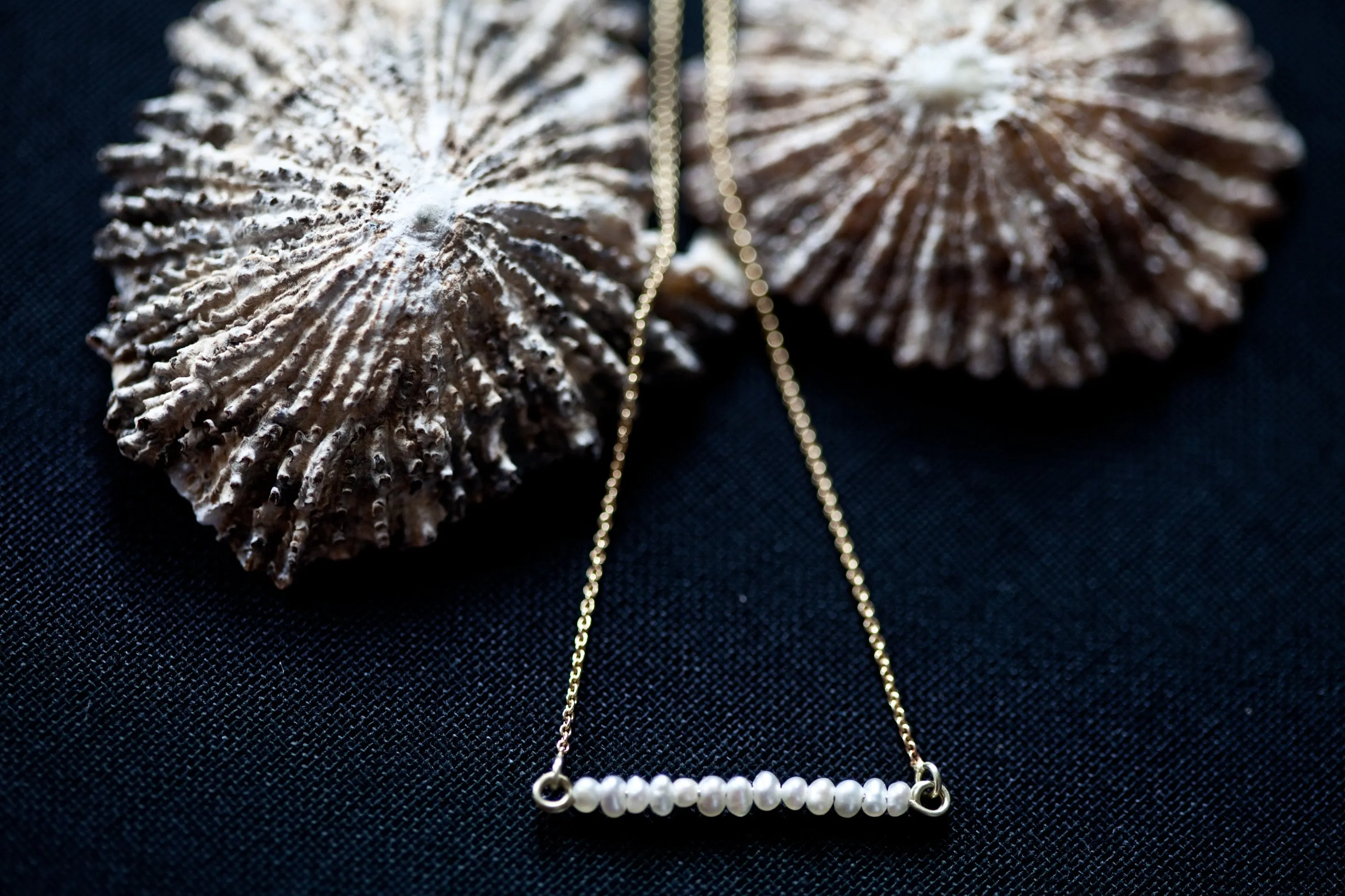 Multi Pearls Minimal Necklace