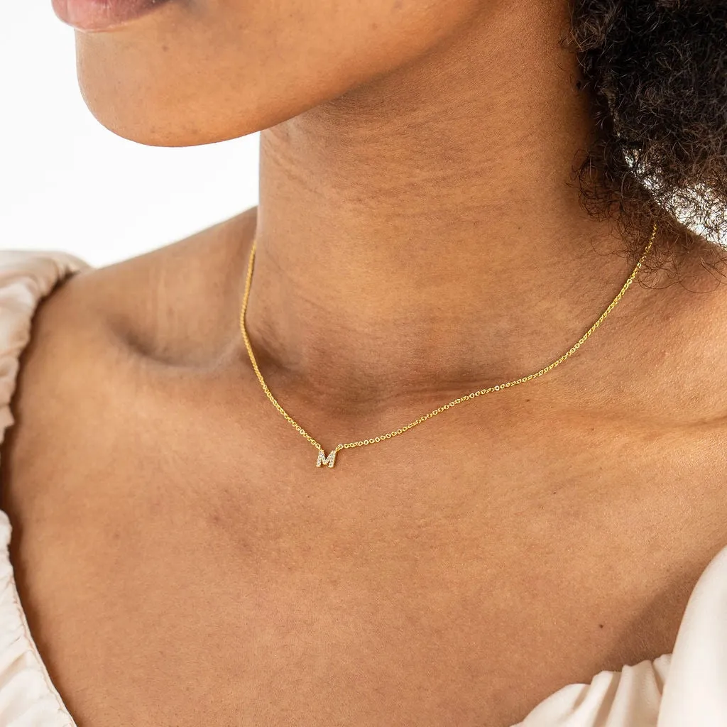 Shiny Initial Necklace