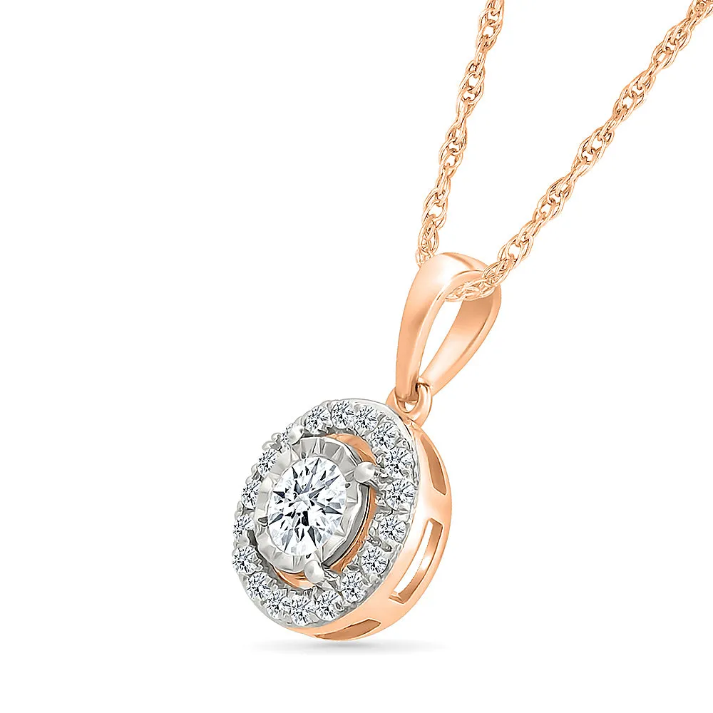 Simple Elegance Diamond Pendant