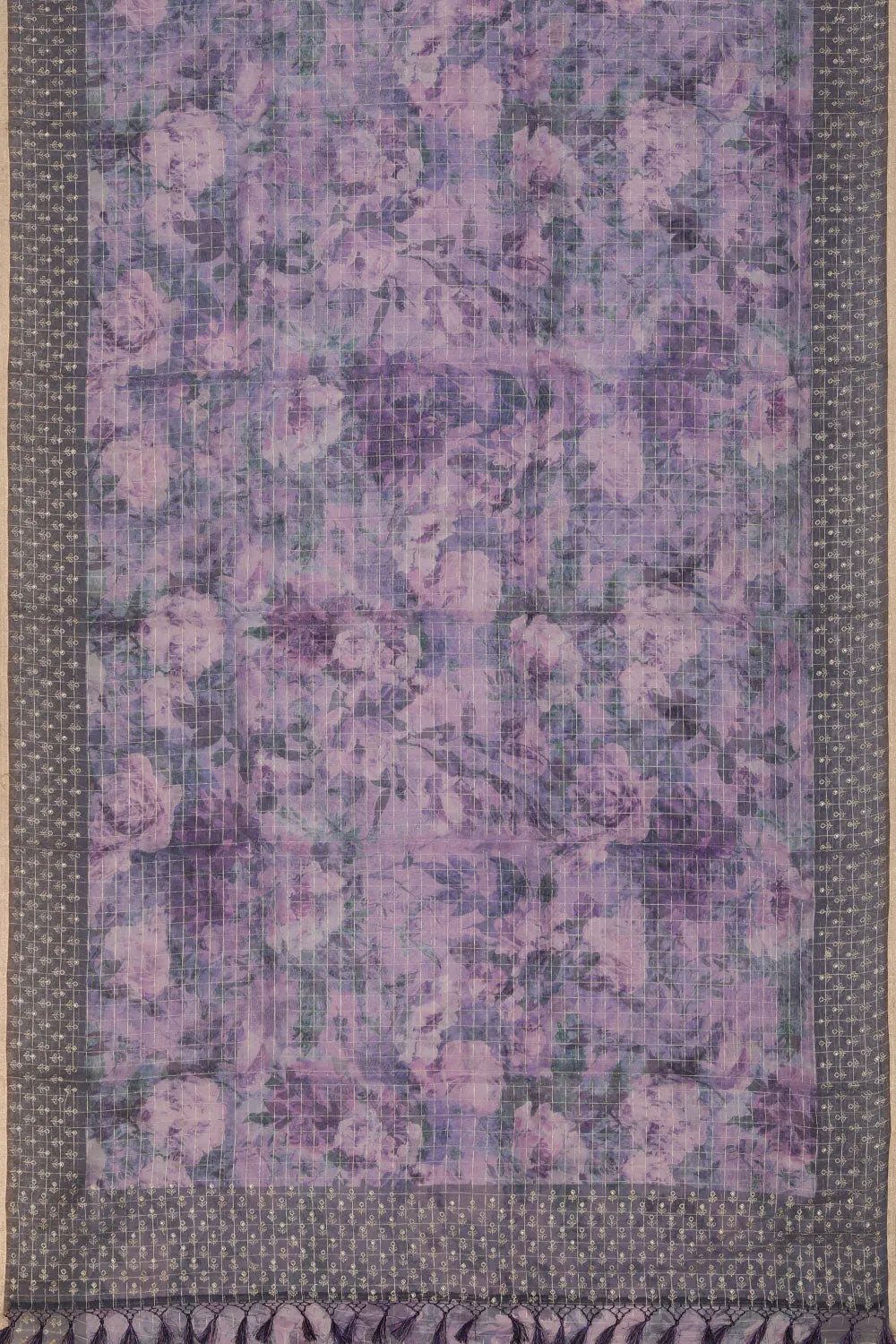 Simple Yet Elegant Floral Print Saree