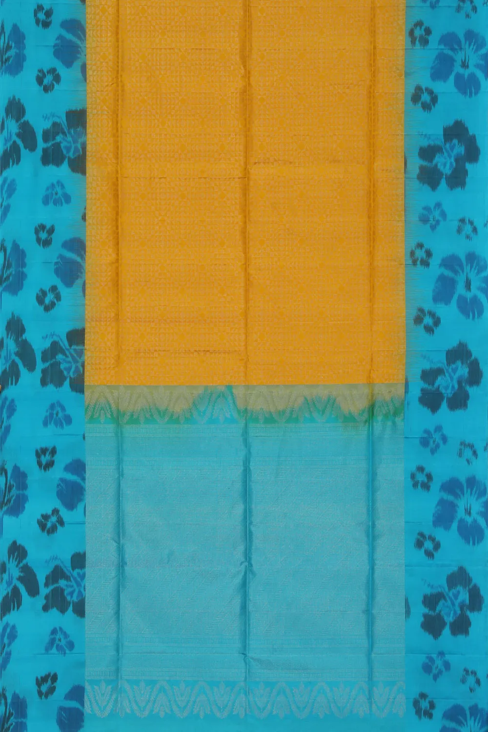 Simple Yet Elegant Yellow Saree