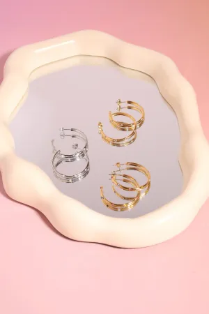 Sparkle Hoop Earrings