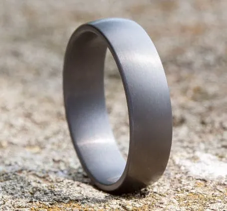 Tantalum Satin-Finish Mens Band