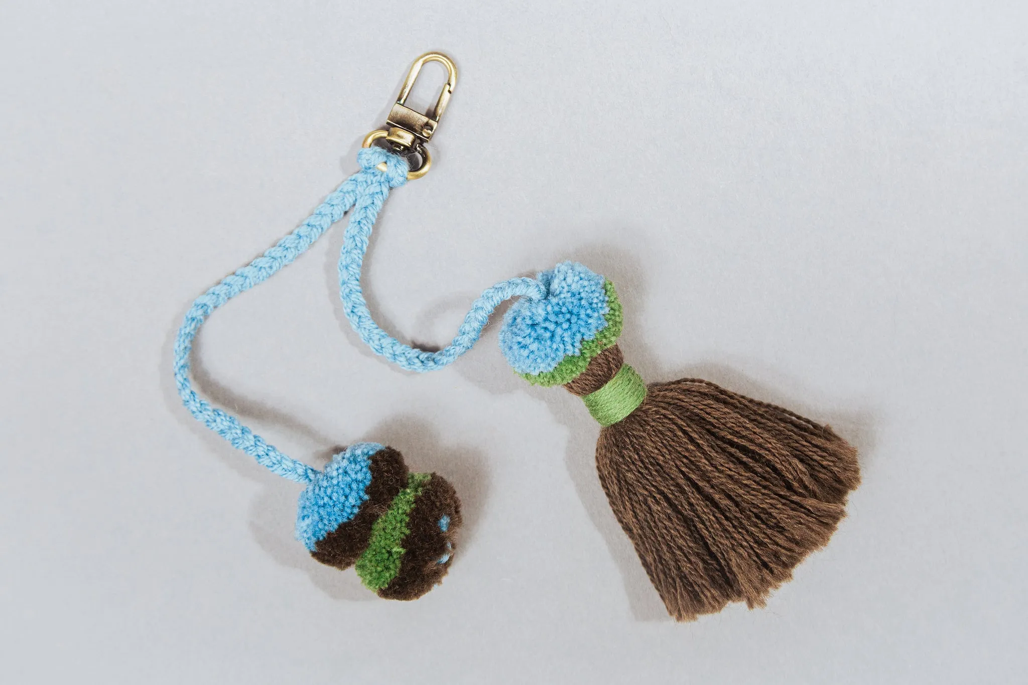 Tassel Pom Pom Keychain