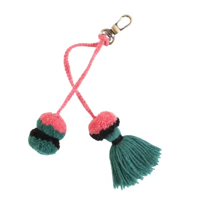 Tassel Pom Pom Keychain