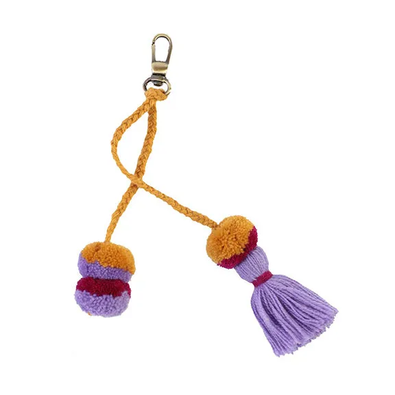 Tassel Pom Pom Keychain