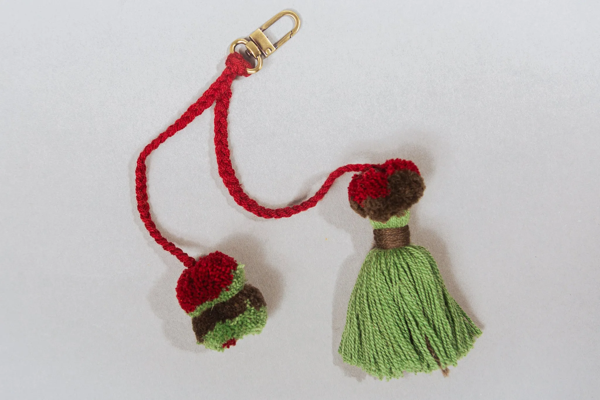 Tassel Pom Pom Keychain