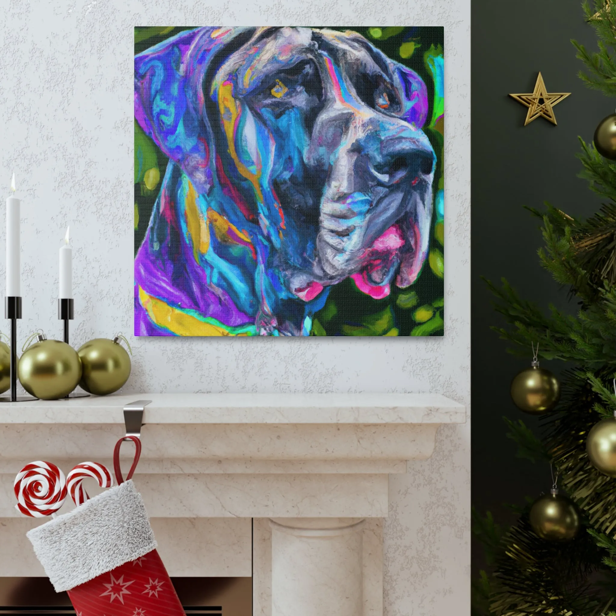 Vibrant Dane Art - Canvas