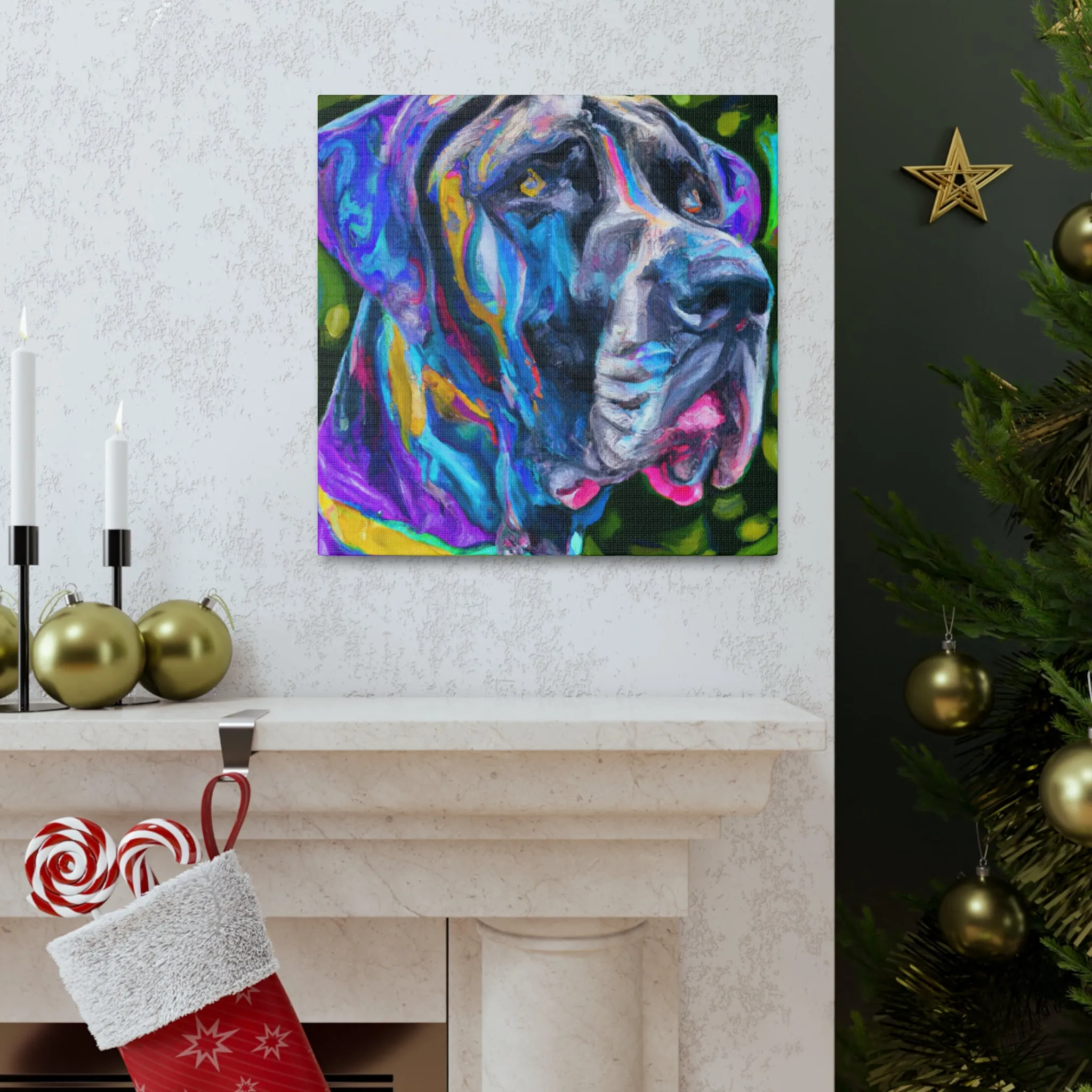 Vibrant Dane Art - Canvas