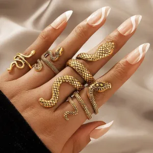 Victorian Snake Ring Set