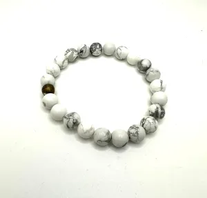 White Howlite Bracelet