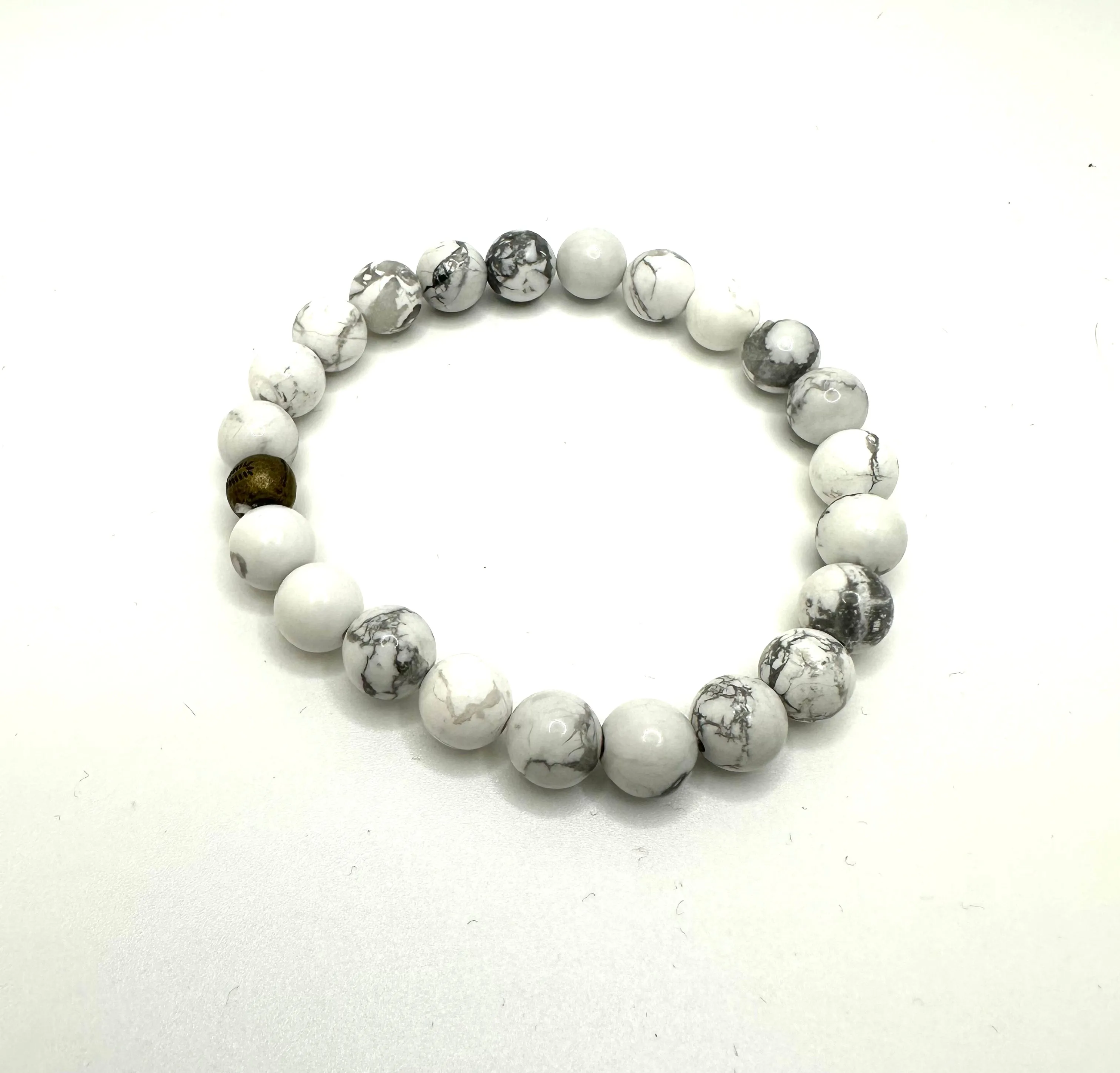 White Howlite Bracelet
